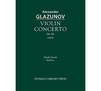 Violin Concerto, Op.82: Study Score