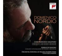 VIOLIN CONCERTOS-NORDIO,DOMENICO/OS.MILANO/CECCHERINI:MALIPIERO/BUSONI CD NEW