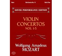 Violin Concertos Nos.1-5.: Performance Edition for Violin and Piano (Dover Chamber Music Scores)