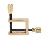 Violin Crack Clip, Solid Brass Square, Double Screw Adjuster, Luthier's Repair Tool for Violin and Viola Fixing