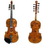 Violin Deluxe Fancy Fiddle 4/4 Violin (4 * 5 String) Of Profession Concert