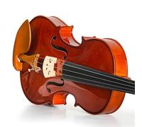 Violin Ebony Advanced Violin Beginner Adult Musical Instrument Handmade Violin (Color : Bright4/4)
