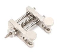 Violin Edge Clamp Crack Repair Tool Luthier Making Tool Easy to Use with Double Guide Rod for Viola for Cello Mounting Head (Silver)