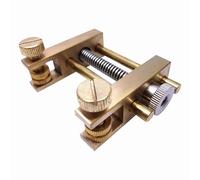 Violin Edge Crack Repair Tool - Professional Luthier Edge Clamp | for Violin and Viola Seam Repair | Brass and Iron Construction, Adjustable Precision Double Guide Rods