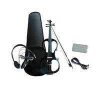 Violin Electric Violin 4/4 With Fittings With Hard Case Violin Bow Electronic Quite Violin Full Size For Performance Violin Lover (Color : Black)