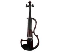 Violin Electronic Keyboard 4/4 Adult Professional Performance Level Practice Test Electroacoustic (Color : Burgundy)