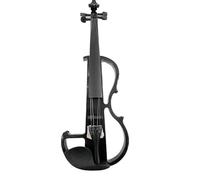 Violin Electronic Keyboard 4/4 Adult Professional Performance Level Practice Test Electroacoustic (Color : Black)