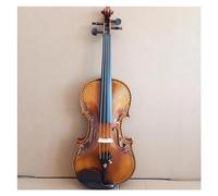 Violin European Spruce Hand Carved Varnish Violin 4/4 Engraving Professional Violino With Case Bow