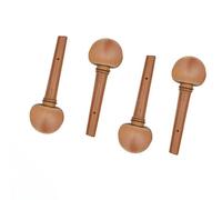 Violin Fiddle Accessories Kit 3/4 4/4 Ebony Violin Tuning Pegs Inlay Shell With Open Hole Violin Accessories(Wood)