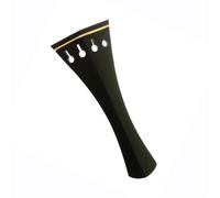 Violin Fiddle Accessories Kit 4/4 Violin Tailpiece Peaked Style Ebony Wood Gold Fret Line Accessory