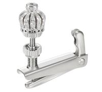 Violin Fine Tuners Violin String Adjusters Violin Tuners Violin Screw for 3/4 4/4 Violins (SILVER CROWN)