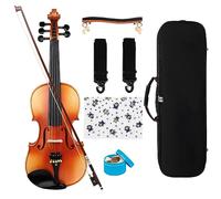 violin Five-string Violin 4/4 Spruce Handmade Violin With Hygrometer Square Box Examination Grade Violin
