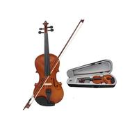 Violin for Beginners 4/4 3/4 Violin Natural Solid Wood Acoustic Violin With Carrying Case Bow Necessary Violin Parts & Accessories(4/4)