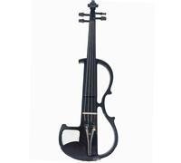 Violin for Beginners 4/4 Black Electric Violin With Cable And Headphones Professional Performance Violin For Violinists