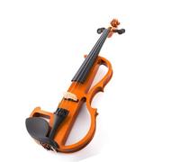 Violin for Beginners 4/4 Electric Violin Orange Solid Spruce Body Suitable For Professional Violinists And Beginners