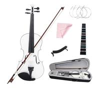 Violin for Beginners 4/4 For Beginners Novice Lesson Study Violin Gift Solid Wood Maple Panel Fiddle Suit With Accessories(Set2)