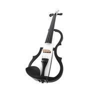 Violin for Beginners 4/4 Professional Electric Violin White Solid Spruce Body With Pickup Suitable For Playing