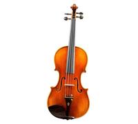 Violin for Beginners 4/4 Size Handmade Violin Classic Golden Brown Solid Spruce Two-piece Flame Maple Back Ebony Parts