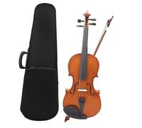 Violin for Beginners 4/4 Violin Spruce Acoustic Violino Natural Color Violin With Case Bow Strings Shoulder Rest Tuner Cloth(SET1)