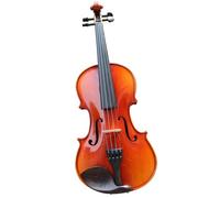 Violin for Beginners Handcrafted Patterned Violin Wood Material Ebony Accessories(1/8)