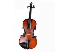 Violin for Beginners Natural Flamed Maple Acoustic Violin 4/4 3/4 1/2 1/4 1/8 Matt Violino Full Size Musical Instrument With Accessories(4/4)