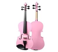Violin for Beginners PINK Color Basswood 1/4 Violin And Bow Handcraft Violino Musical Instruments