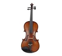Violin for Beginners Professionally Handcrafted Antique Matte Striped Violin 4/4 Spruce Board Natural Flamed Maple Violin Ebony Parts(1/2)