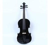 Violin for Beginners Students, Color plywood children's handmade basswood violin, beginner mahogany stained black fingerboard violin Violin For Beginners, Adults (Color : C, Size : 1/8)