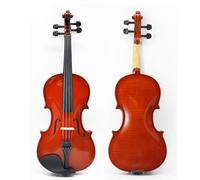 Violin for Beginners The Full-size Red Solid Wood Violin Is Suitable For Violin Beginners To Practice At All Stages Of Learning And Playing.(4/4)