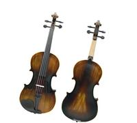 Violin for Beginners Violin 4/4 Vintage Violin Set With Case Accessories(6 Set)