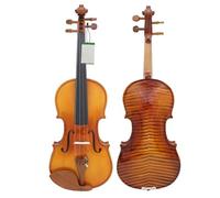 Violin Full Size Acoustic Violin Spruce Panel Play With Case Bow Strings Shoulder Rest Tuner Cloth(Type2)