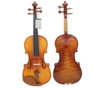Violin Full Size Acoustic Violin With Case Bow Strings Shoulder Rest Tuner Cloth Professional Performance(Type4)
