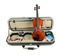 violin Full Size Handmade Violin 4/4 Fiddle Maple Flamed Solid Violin Fiddle W/Case Bow Strings Whole Set