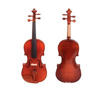 Violin Full Size Kit for Adults Beginner, Adult introductory violin, beginners, college students, children learning solid wood pure handmade professional grade(4/4)