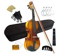 Violin Full Size Kit for Adults Beginner, Distinctive Violin Set Designed for Beginners/Students/Kids with Hard Case,Bow,Rosin,Extra Strings (4/4/Full-size)