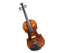 Violin Handmade Pattern Violin Pattern Carved Hibiscus Violin Classic Brown 4/4 1/8 (Color : 1/4)
