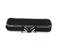 Violin Hard Shell Case Violin Storage Box Portable Musical Instrument Case for Beginner, white and black