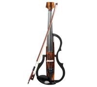 Violin Headless Electro-acoustic Violin Carbon Fiber Silent Violin Adult Professional-grade Electronic Violin(H)