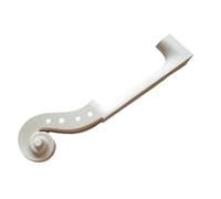 Violin headstock white embryo acoustic violin neck hand carved scroll Suitable for fingerboard nails