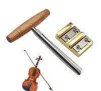 Violin Hole Reamer - Wooden Handle Luthier Tool | Peg Hole Reamer for Violins 3/4 4/4 | Luthier 1:26 Conical Shaver Repair Kit for Violin