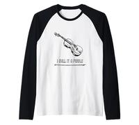 Violin I Call It A Fiddle Raglan Baseball Tee