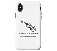 Violin I Call It A Fiddle T-Shirt Fiddle Tee Shirt Case for iPhone X/XS