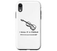 Violin I Call It A Fiddle T-Shirt Fiddle Tee Shirt Case for iPhone XR