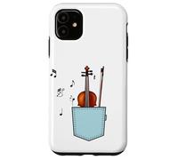Violin In The Pocket Viola Music Teacher Student Violinist Case for iPhone 11