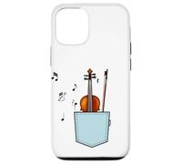 Violin In The Pocket Viola Music Teacher Student Violinist Case for iPhone 12/12 Pro