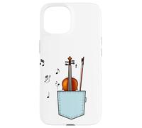 Violin In The Pocket Viola Music Teacher Student Violinist Case for iPhone 15