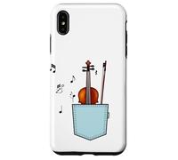 Violin In The Pocket Viola Music Teacher Student Violinist Case for iPhone XS Max
