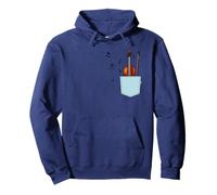 Violin In The Pocket Viola Music Teacher Student Violinist Pullover Hoodie
