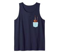 Violin in The Pocket Viola Music Teacher Student Violinist Tank Top