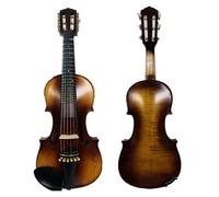 Violin Inlay Frets 6 Strings 4/4 Violin Guitar Scroll